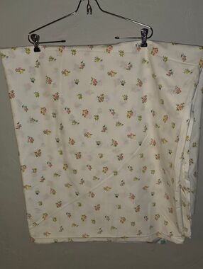 Vintage Cannon Monticello “Petites Fleurs” King Flat Sheet
